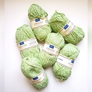 Marks & Kattens Freesia Light Green Yarn Bundle of 6 NWT